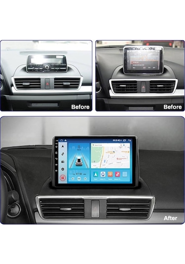Mazda Axela Android Multimedya Sistemi 4-64 Clarion Gl-500 2013-2017 9"