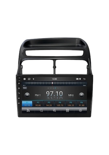 Fiat Linea 2006-2016 Siyah 6gb Ram 64gb Hafıza 8 Çekirdek Carplay Kamera Android Multimedya 9"