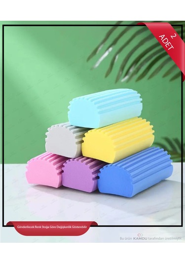 2 Adet Çok Amaçlı Nemli Sünger, Pva Temizlik Süngeri, Toz Alma Süngeri, Silgi Sünger