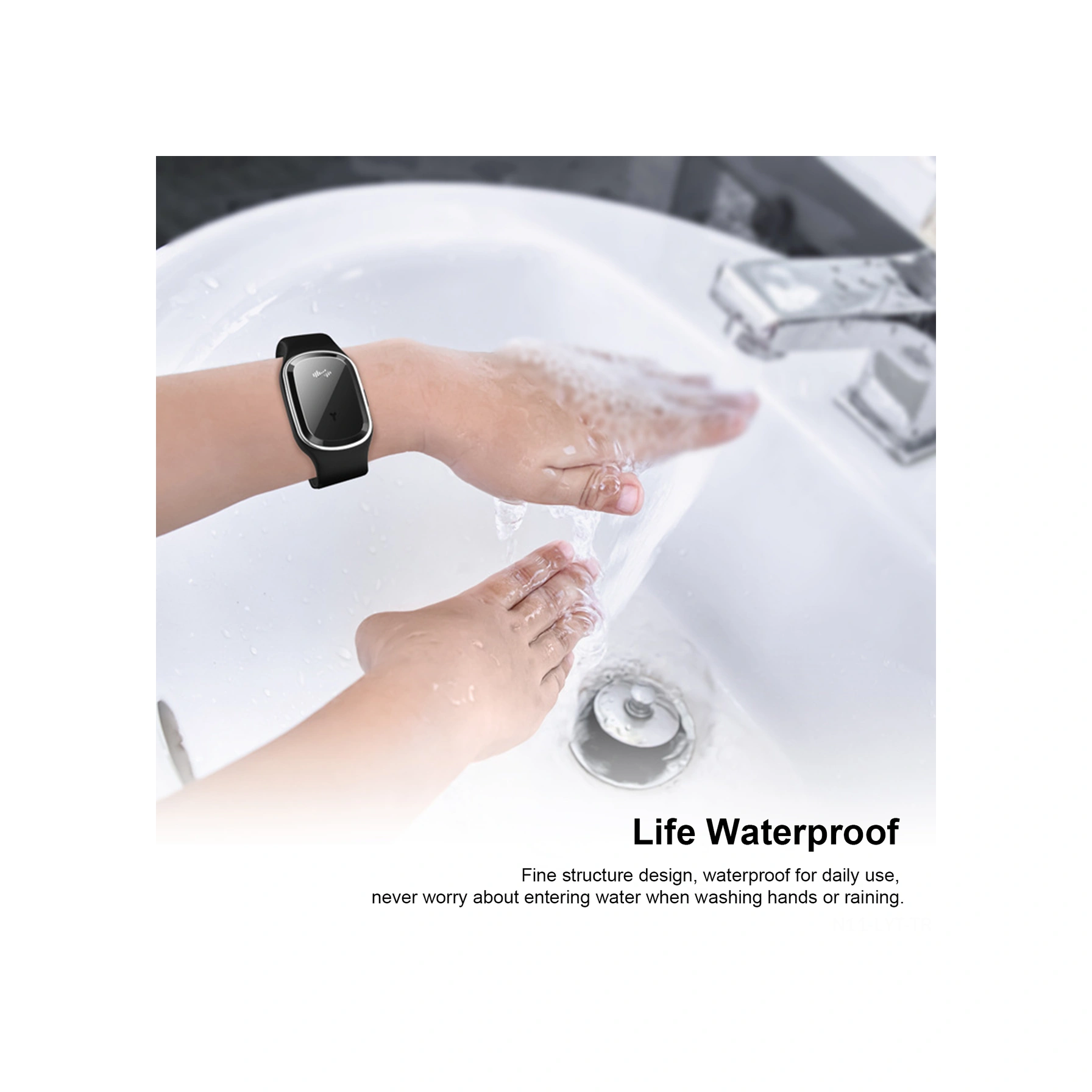 Youtek M1 Beyaz Bileklik Tipi Ultrasonik Sinek Kovucu - Kimyasal Yok, Çocuklar İçin Güvenli, Taşınabilir, Pil İçeren, Sayısal Göstergesi Yok