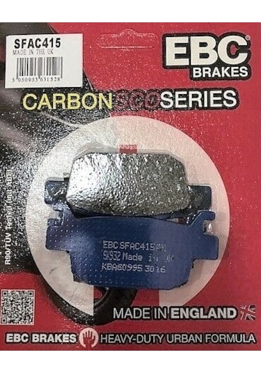 Honda Sh 300 Arka Fren Balatası Ebc Sfac415 Karbon  Balata