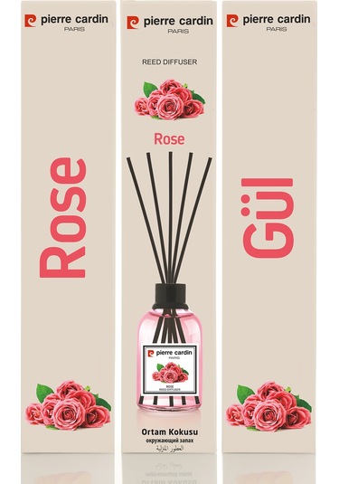Pierre Cardin Reed Diffuser Rose Gül Ortam Kokusu 110 ML