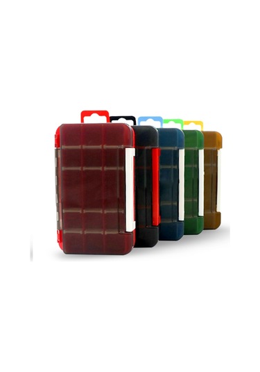 Hallow-çift Taraflı Yem Kutusu Lures Organizatör Olta Takımı-m,sarı