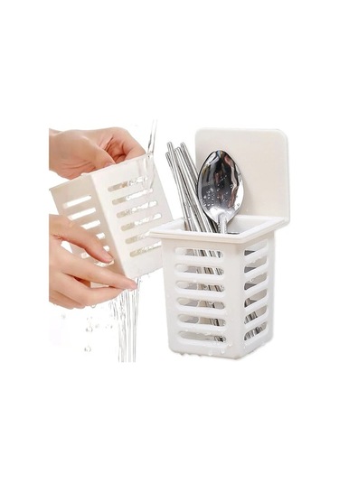 Ulzyvf Sofra Sepeti Mutfak Kaşık Duvar Drenaj Chopstick Boşaltma Beyaz Asılı Ct Beyaz