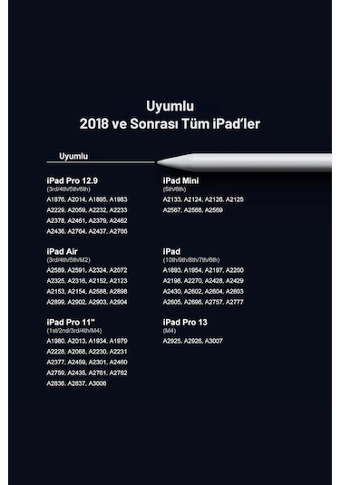 Fuchsia iPad Air 6. Nesil M2 Uyumlu 11" Avuç İçi Red Ve Eğim Özellikli Manyetik Yapışan Dokunmatik Kalem