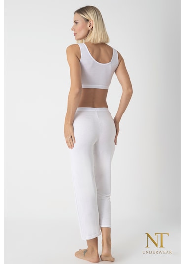 Nt Underwear Bambu İçlik Pantolon Astarı Beyaz