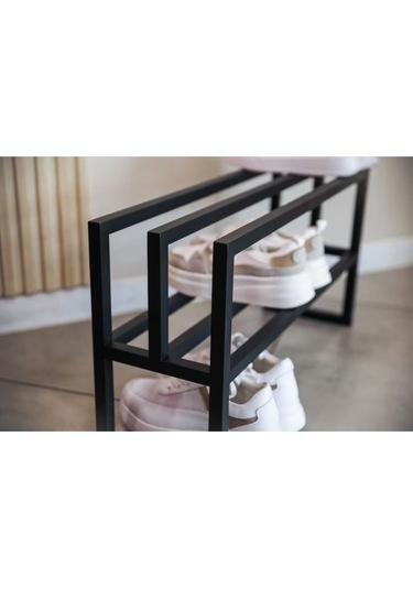 Aju Endüstriyel Metal Ayakkabılık Şık Modern Koridor Ayakkabı Rafı Dayanıklı Metal Stand Dolap İçi Raf Siyah Aju Endüstriyel Metal Ayakkabılık Şık Modern Koridor Ayakkabı Rafı Dayanıklı Metal Stand Dolap İçi Raf Siyah
