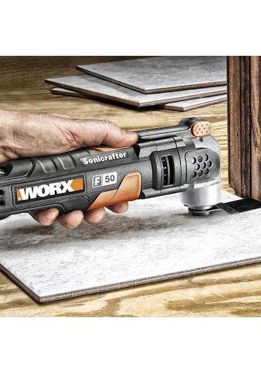 Worx WX681 450 W Profesyonel Çok Amaçlı Kesme Raspalama ve Zımpara + 39 Parça Set