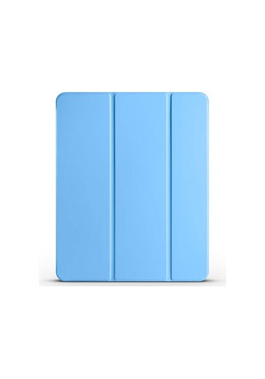 Kilifone - İpad Air 11 2025 M3 Uyumlu - Tablet Kılıfı Smart Cover Kalem Bölmeli Standlı 1-1 Kılıf - Mavi - T36467 Kılıf