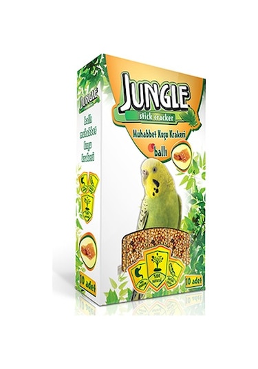 Jungle Ballı Tava Muhabbet Kuşu Krakeri 10 Lu