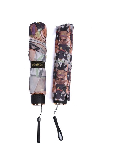 Newdaki Kedi Desenli 8 Telli Manuel Şemsiye Çok Renkli