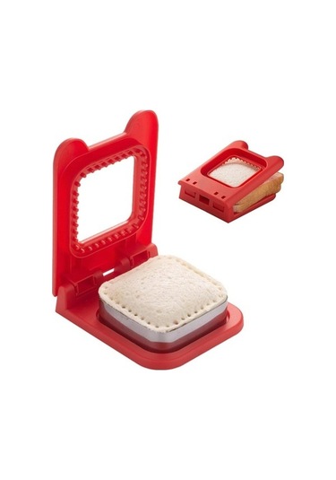 Ulzyvf Cbtx Kare Sandviç Kesici Kalıbı - Kırmızı Renk Şekil Kesici Kırmızı