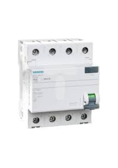 Siemens 5SV5344-6 40A 30Ma 400V 4 Pol 3 Faz+Nötr Kaçak Akım Rölesi