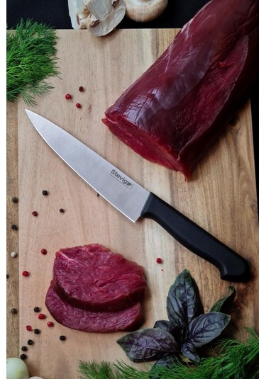 Stevig Solid Mini Şef Bıçağı 15 Cm Siyah St-400.002 Siyah