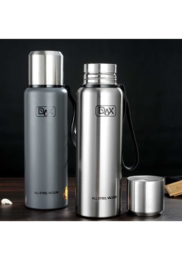 Kapris Çift Katlı Paslanmaz Çelik Termos 750ml Gümüş Kap-295 Inox