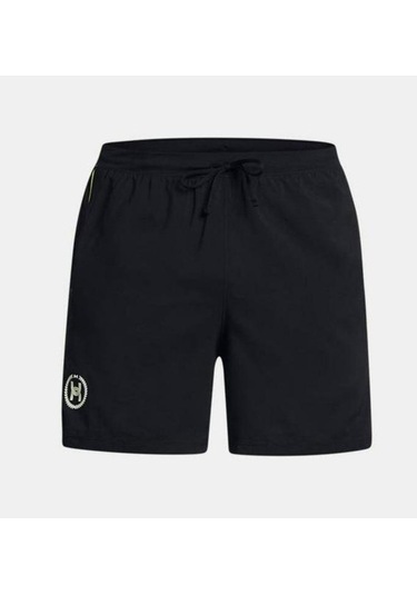Erkek Logolu Günlük Kullanım Terletmez Kumaş Siyah Şort 1383235-001 Siyah