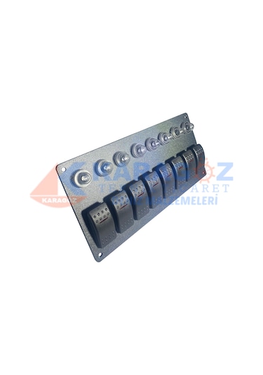 Marin 8'Li Swıtch Panel 12X24 Cm