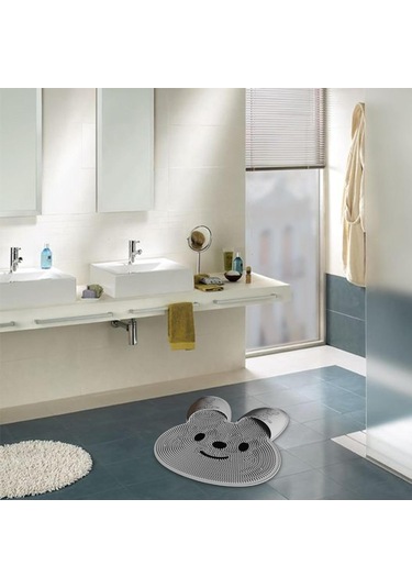 Kaymaz Tavşan Silikon Banyo Duş Ayak Masaj Mat