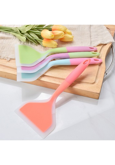 Xindoker Mavi Yiyecek Dereceli Silikon Paleta - Anti Yapışkan, Geniş Açık, Pişirme Ve Pastalarda Kullanım, Kolay Temizlenir Mavi