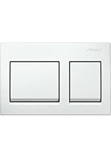 Geberit Alpha15 Kumanda Kapağı Çift Basmalı, Beyaz - 115.045.11.5 Beyaz
