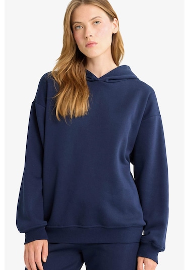 Defacto Relax Fit Kapüşonlu Basic Düz Kalın Sweatshirt D9935ax25wnnv251 Lacivert Defacto Relax Fit Kapüşonlu Basic Düz Kalın Sweatshirt D9935ax25wnnv251 Lacivert