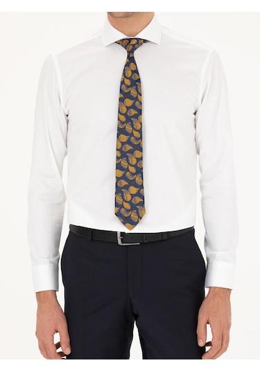 Cacharel Beyaz Slim Fit Pamuk Klasik Gömlek 15841036