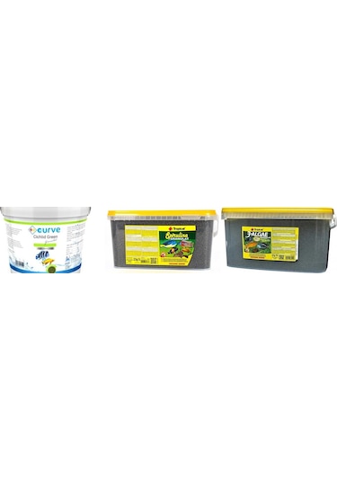 Tropheus Otçul Cikletler Için Kovadan Bölme Yem Seti 1 KG