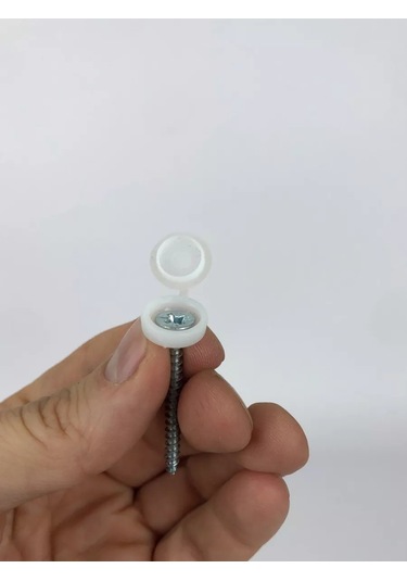 Frıends Company Mobilya Plastik Vida Kapakları 176285647 Beyaz