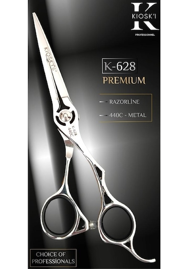 Kioski Profesyonel Premium Lüks Makas 440-c 6 Numara K-628