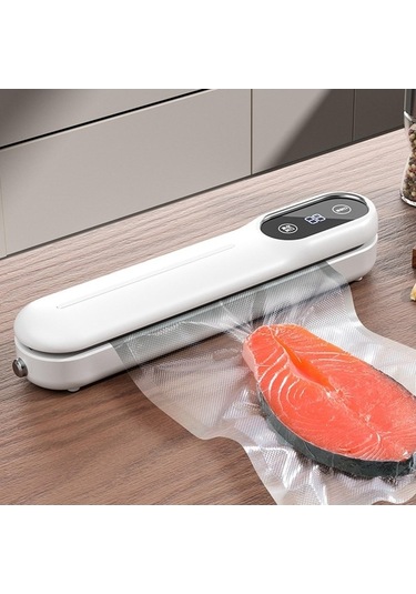 Createtech Vakum Tasarrufu Suntek Paketleyici Mühürleyen Gıda Ekmek Beyaz Ej Beyaz