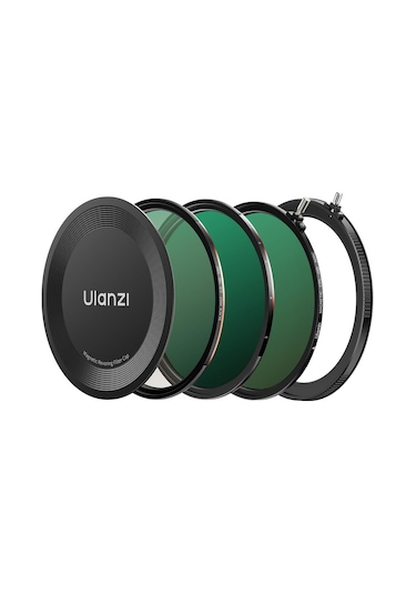 Ulanzi Mf01 77mm 3-7 Stop Vnd & Cpl & Black Mist Manyetik Hibrit Filtre Seti