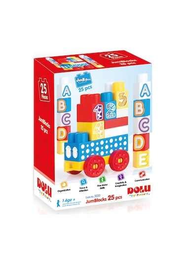 5030 Kutuda Mega Blok 25 Lı Dolu Oyuncak
