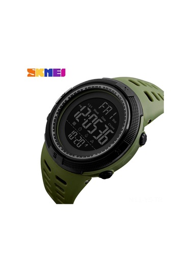 Yunboo Skmeı 1251 Erkek Öğrenci Spor Saati - Siyah Kasa Kahve Çerçeve, Dış Mekan Su Geçirmez Akıllı Saat Çok Renkli