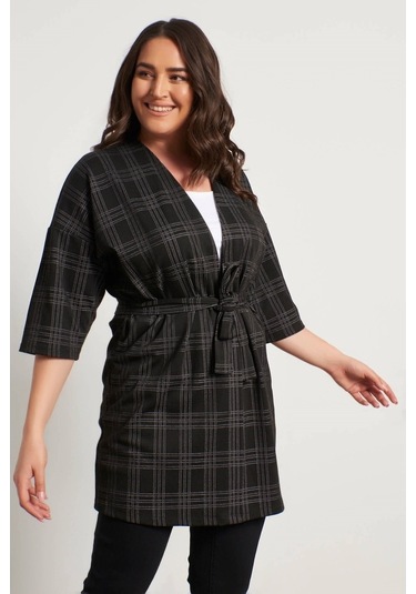 Kuşak Detay Triko Hırka