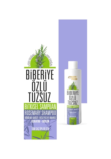 Biberiye Özlü Tuzsuz Şampuan