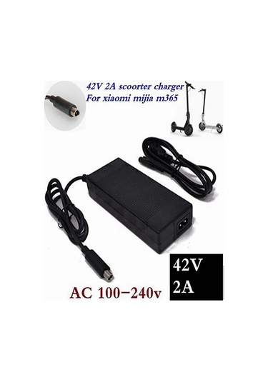 Ximistore9 Ninebot Es1/es2 M365 İçin 42v 2a Elektrikli Scooter Şarj Cihazı Amerikan Tipi Fiş 100-240v