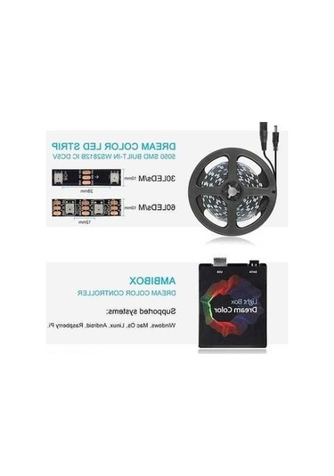 Trendooze Profesyonel Rgb Led Bariyer - 3m Otomatik Renkli Ekran Aydınlatma