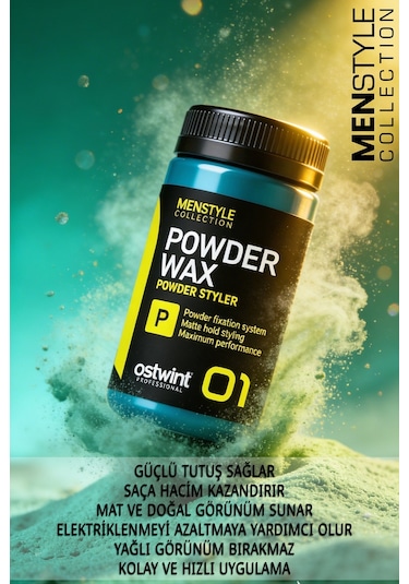 Ostwint Saç Şekillendirici Pudra Toz Wax 20 G