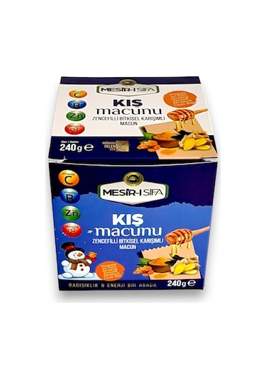 Mesiri Şifa Zencefilli Bitkisel Karışımlı Kış Macun 240 Gr