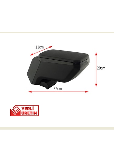 Seat İbiza 2009-2016 Geçme Oto Kolçak Kol Dayama Siyah A+aa Klt