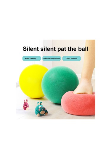 Ranyeek Çocuklar İçin Sessiz Pu Köpük Basketbol Topu - 24cm 7 No'lu, Renkli Ve Hafif