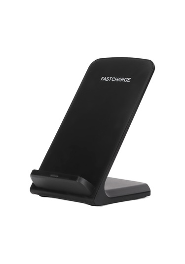 Kosona Q740 Siyah Kablosuz Şarj Standı - 15w Hızlı Şarj, Dikey/yatay Açı, Filmleri İzleken Kesintisiz Kullanım