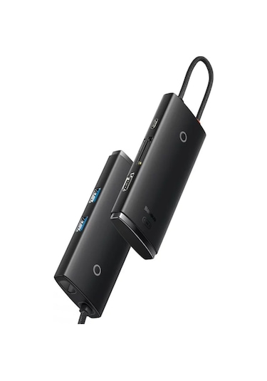 Baseus Lite 6in1 Multifonksiyonel Type-C Hub Dock Station