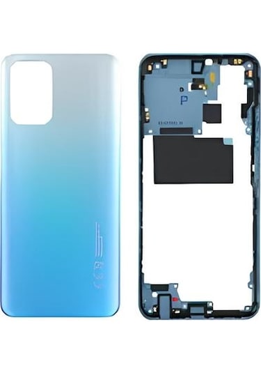 Xiaomi Redmi Note 10s Full Kasa Arka Kapak Takım Mavi