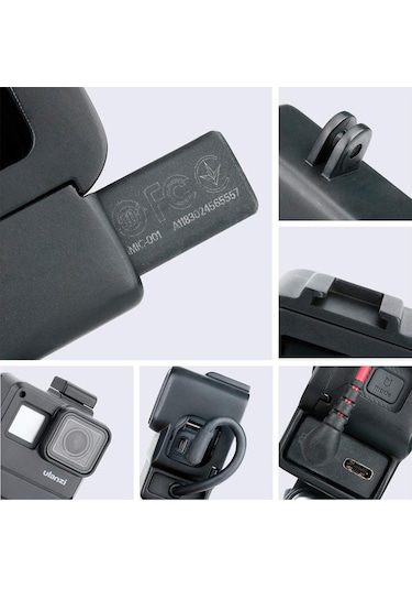 Ulanzi V2 Gopro Hero 5 6 7 Mikrofon Yuvalı Çerçeve Çok Renkli