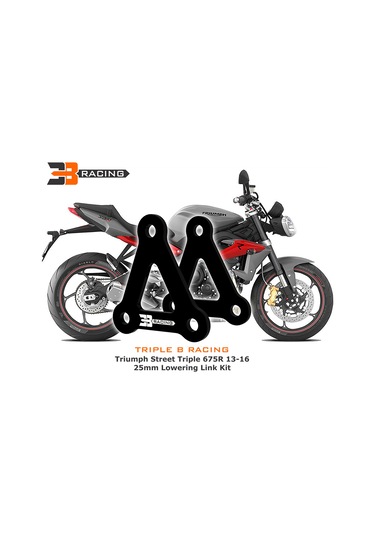 3B Racing - Triumph Street Triple 675 R -Rx 25Mm Alçaltma Kiti
