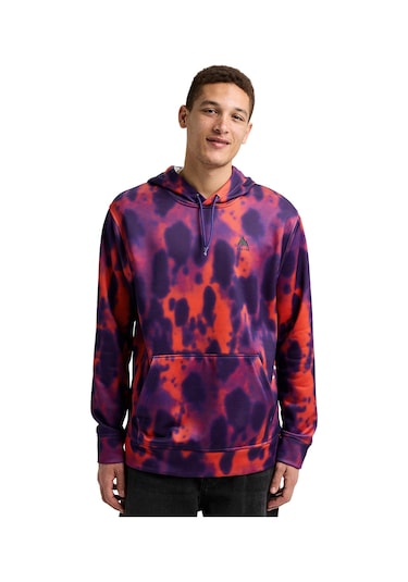 Burton Burton Mens Oak Pullover Hoodie Erkek Turuncu Sweat 30515