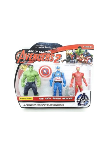 Avengers Hulk & İron Man & Kaptan Amerika  Figür