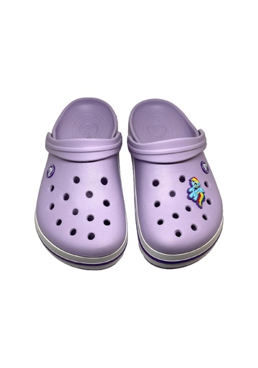 Crocs Terlik Süsü & Renkli Aksesuar Jibbitz Buz Mavisi