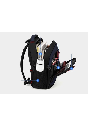 Balang 15.6 Inç Dizüstü Bilgisayar Sırt Çantası Su Geçirmez